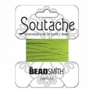 Beadsmith polyester soutache cord 3mm - Lime